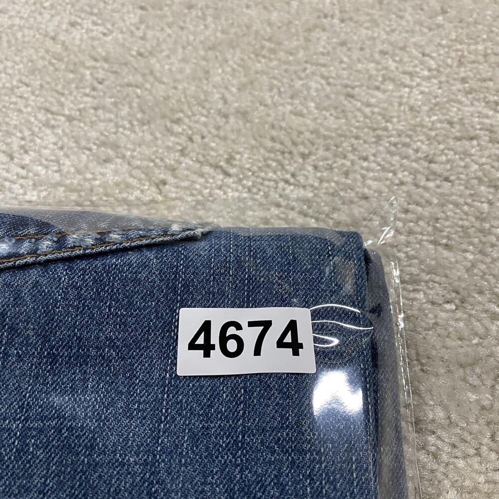 VTG Y2K Hollister Hermosa Low Rise Boot Jeans Mens 34x34 Blue Distressed Bootcut - Picture 13 of 13